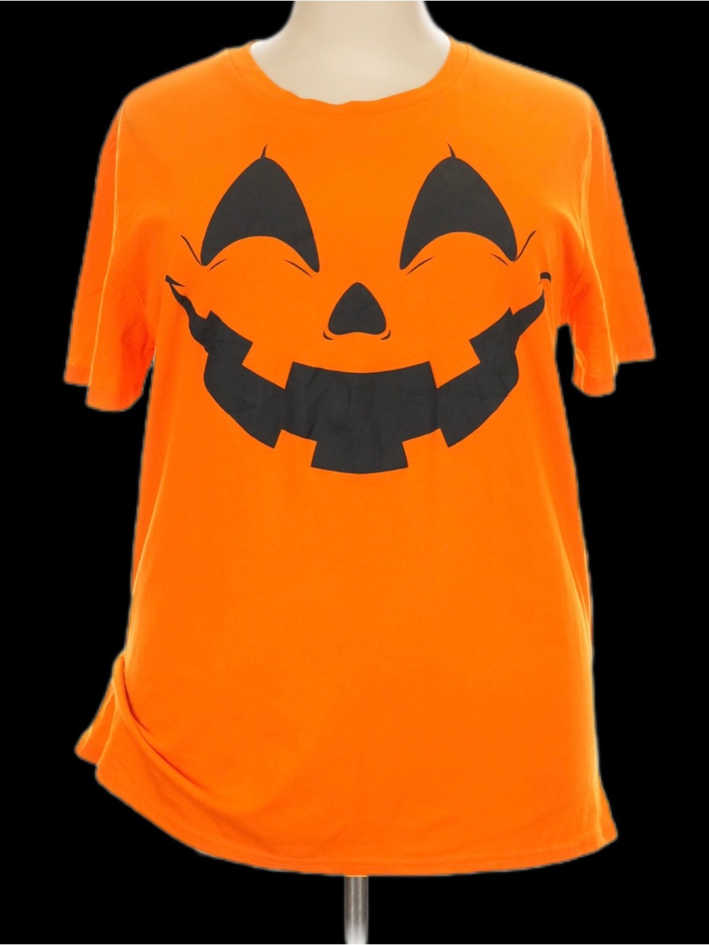 MAD Engine Orange Halloween Jack-O'-Lantern Graphic Tee 2X